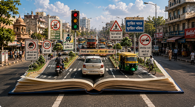 India's First Living Road Safety Magazine cover